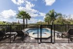 The self-closing pool fence will put your mind at ease